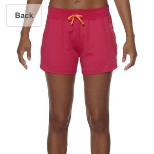 NWT ASICS pink shorts size S
